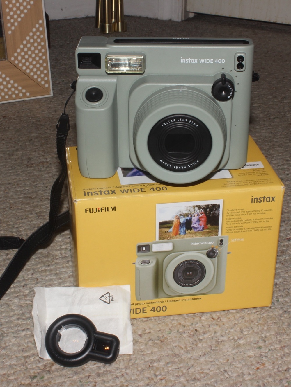 Fujifilm Instax Wide 400 Instant Camera - Sage Green